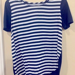 Navy blue striped top!